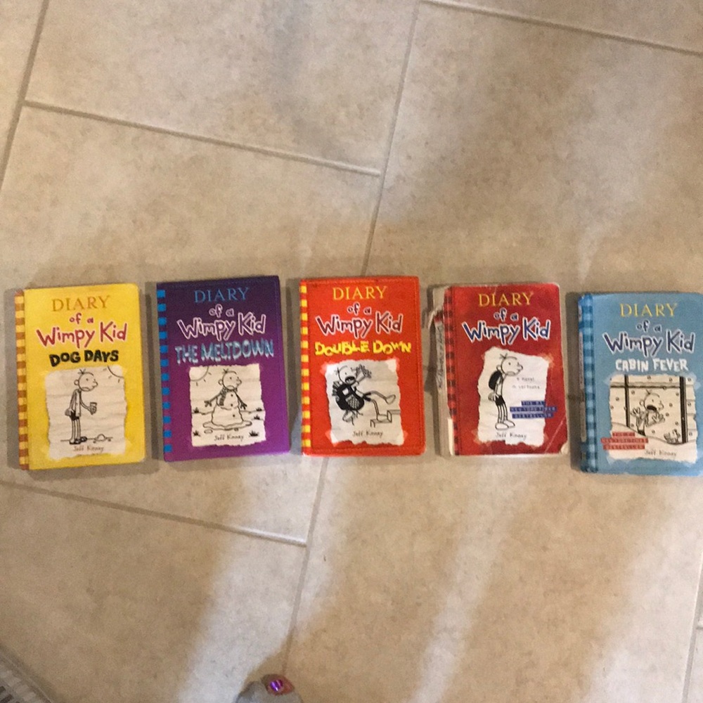 Diary of the Wimpy kids books